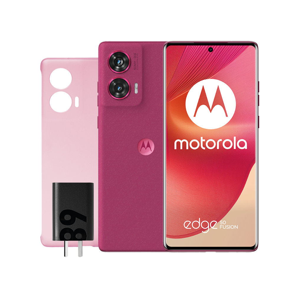 CELULAR MOTOROLA EDGE 50 FUSION XT2429-1 512GB 12GB 5G ROSA FRAGOLA *CON CARGADOR*